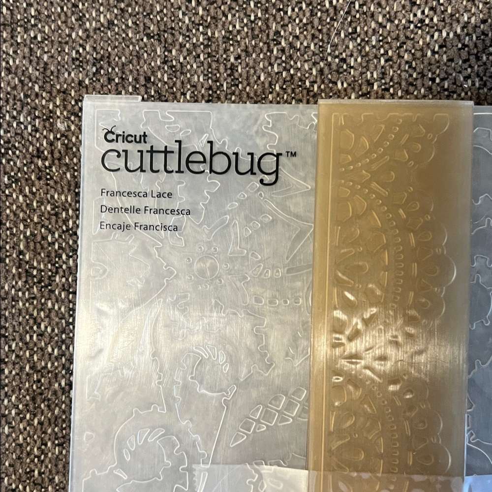 Anna Griffin Embossing Folders Lot Of 4 Lace Designs. - Picture 12 of 14